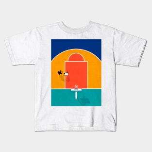 Shooting Hoops | Street Basketball Kids T-Shirt